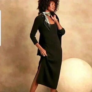 Banana Republic Scoop-Neck Midi Dress